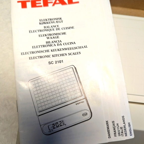 NIB Tefal Micro Touch Electronic Food Scale complete with Manual - Picture 5 of 8